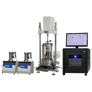Dynamic Simple Shear with Confining Pressure System