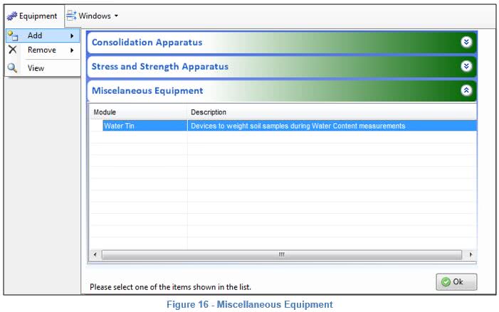 Figure 16 Misc Equipment