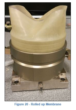 Figure 20 Rolled Up Membrane