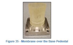 Figure 35 Membrane Over Base Pedestal