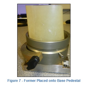 Figure 7 Former Placed onto Base Pedestal