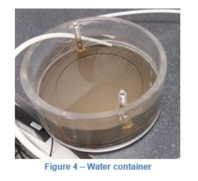 Water Container for HAE Disc